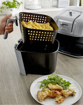 Swan Retro 6 Litre Manuel Airfryer Yağsız Fritöz Gri
